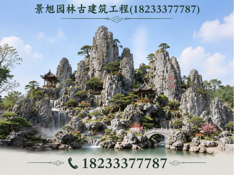 保定高新技术产业开发区景旭园林古建筑工程展示图